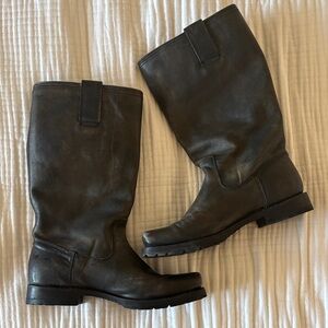 Frye Black Leather Boots